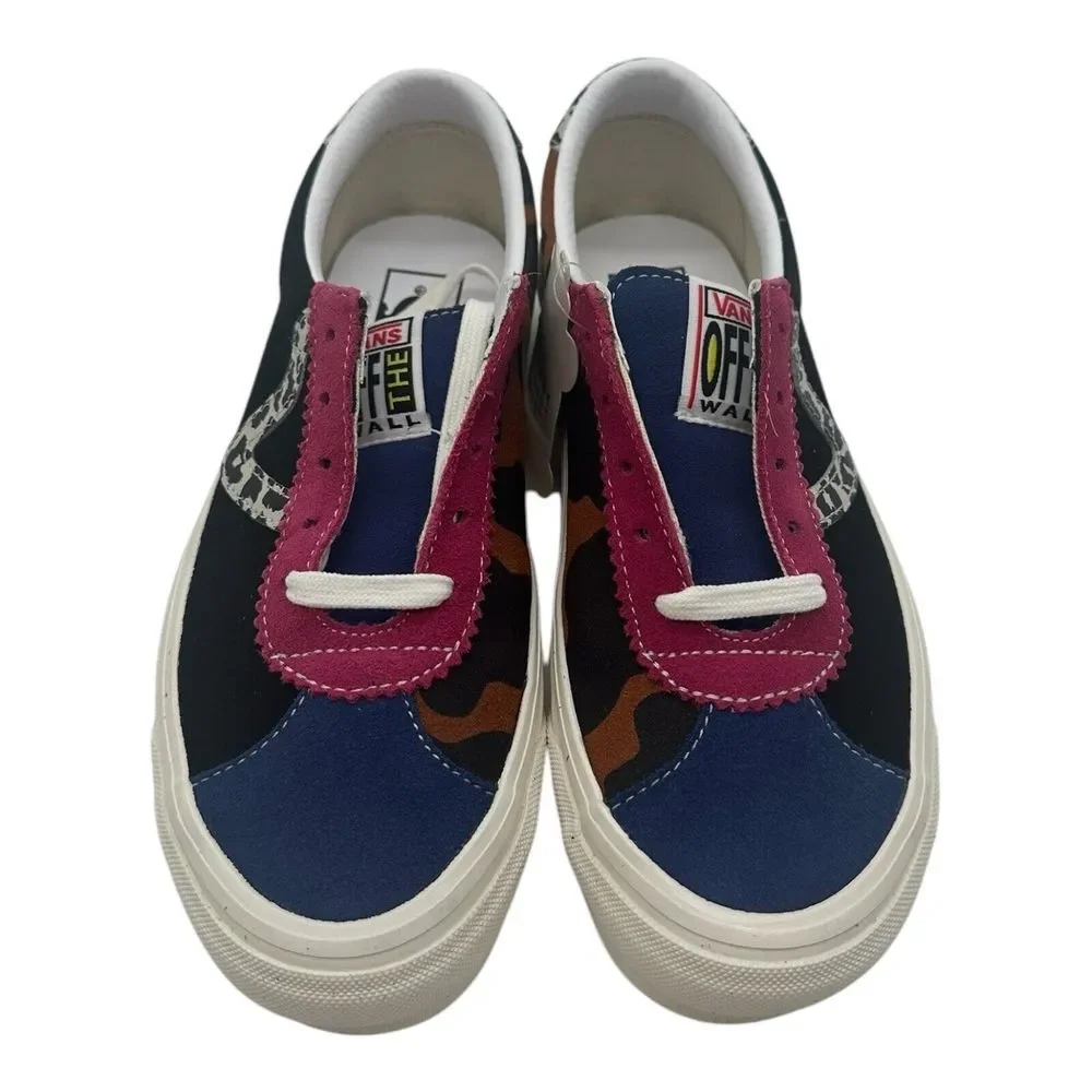 Vans Style 73 DX Animal Mix Shoes Women's Size 6 Black-Blue-Red Sneakers‎